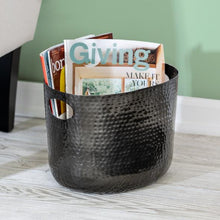 Load image into Gallery viewer, 9-Inch High Black Aluminum Beverage Tub

