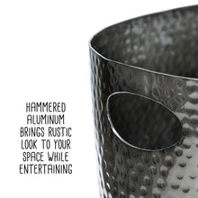 Load image into Gallery viewer, 9-Inch High Black Aluminum Beverage Tub
