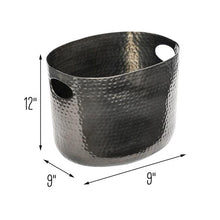 Load image into Gallery viewer, 9-Inch High Black Aluminum Beverage Tub
