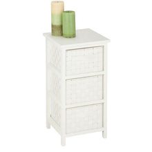 Load image into Gallery viewer, 3-Drawer Storage Chest, White
