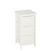 Load image into Gallery viewer, 3-Drawer Storage Chest, White
