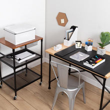 Load image into Gallery viewer, 6-Piece Faux Leather Desk Organization Set, White
