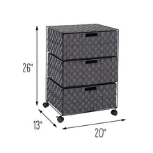 Load image into Gallery viewer, 3-Drawer Wheeled Chest, Speckled

