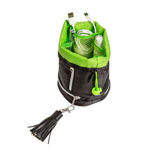 Load image into Gallery viewer, Compact 5-Pocket Tech and Phone Accessories Organizer, Black
