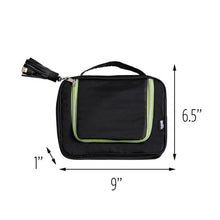 Load image into Gallery viewer, Compact 9-Pocket Tech and Phone Accessories Organizer, Black
