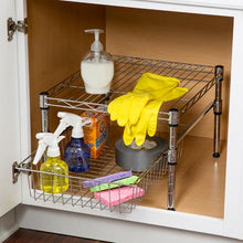 Load image into Gallery viewer, 15&#39;&#39; Cabinet Organizer With Basket and Adjustable Shelf
