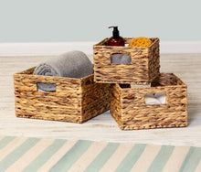 Load image into Gallery viewer, 3-Pack Nested Natural Baskets
