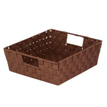 Load image into Gallery viewer, Double Woven Shelf Tote, Espresso
