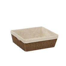 Load image into Gallery viewer, Parchment Cord Basket With Liner, Brown
