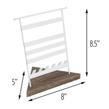 Load image into Gallery viewer, 5x8-Inch Jewelry Stand for Earrings and Rings
