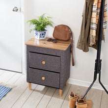 Load image into Gallery viewer, 2-Drawer Fabric Storage Organizer
