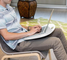 Load image into Gallery viewer, Cushioned Laptop Lap Desk, White
