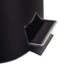 Load image into Gallery viewer, 12L Round Step Trash Can, Black
